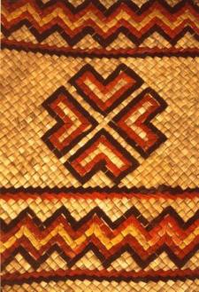 Epa mat with galegale decoration